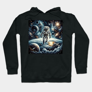 Astronaut Wanderer: Authentic Spacewalk Hoodie